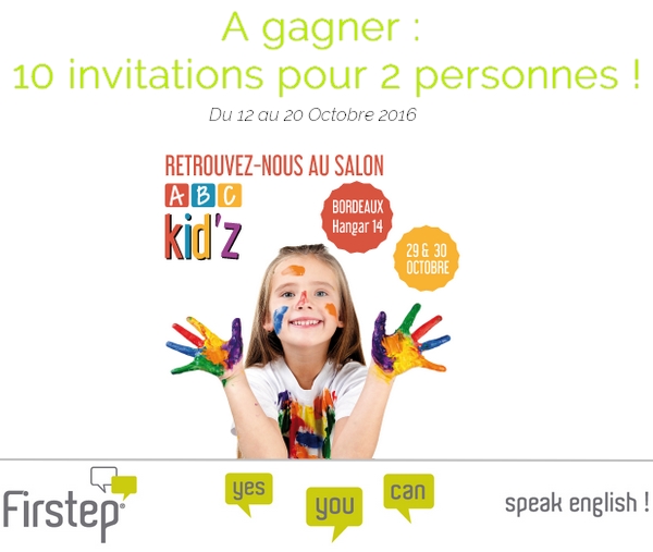 concours facebook : invitations pour le salon ABC Kid'z à bordeaux