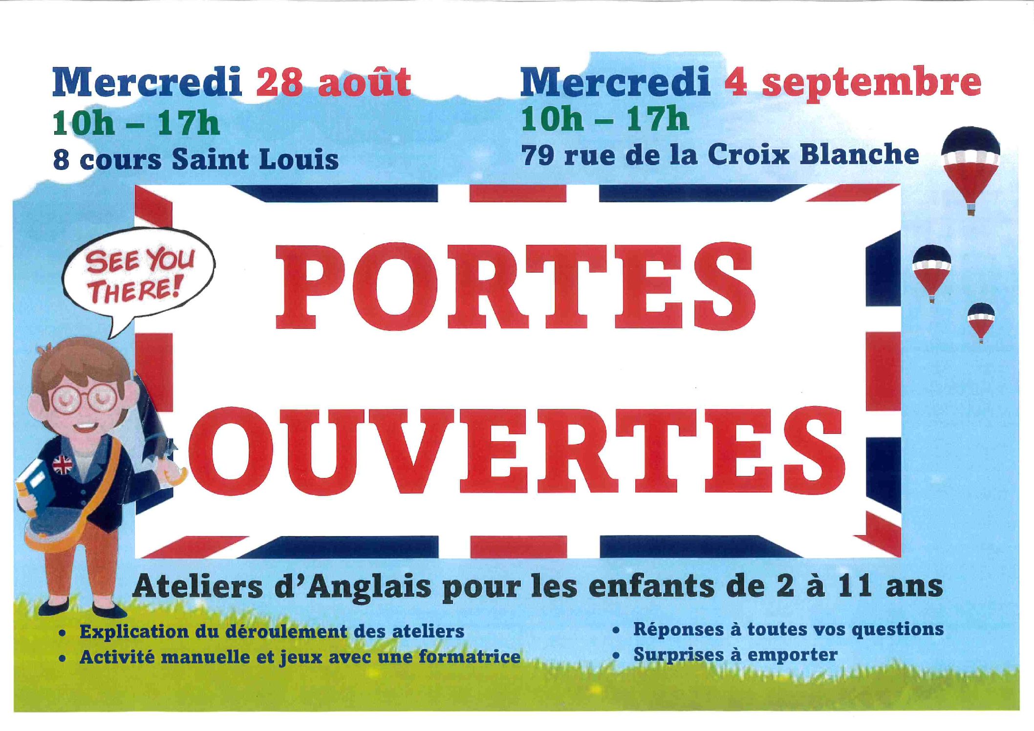 PORTES OUVERTES KIDS 2024 – 2025