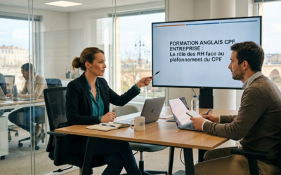 Formation anglais CPF entreprise : le rôle des RH face au plafonnement du CPF